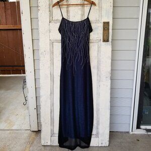 Blue/Purple Sparkle Rhinestone Gown🎆